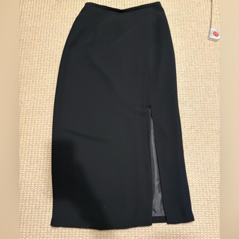 Black Maxi skirt with slit